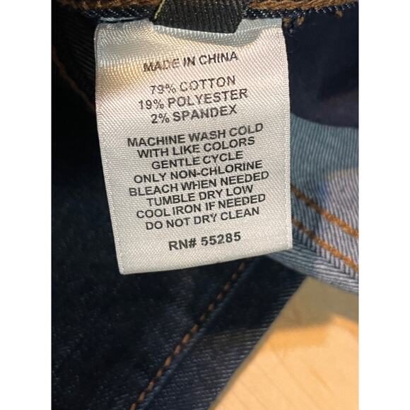 Express Zelda Ultra Skinny Jeans Womens 2 Low‎ Rise Dark Wash Blue Stretch Denim - Picture 6 of 10